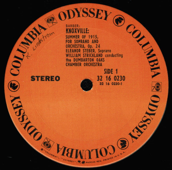 Knoxville "Summer Of 1915" / Hermit Songs