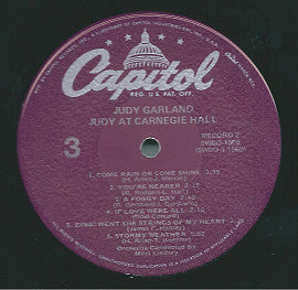 Judy At Carnegie Hall - Judy In Person