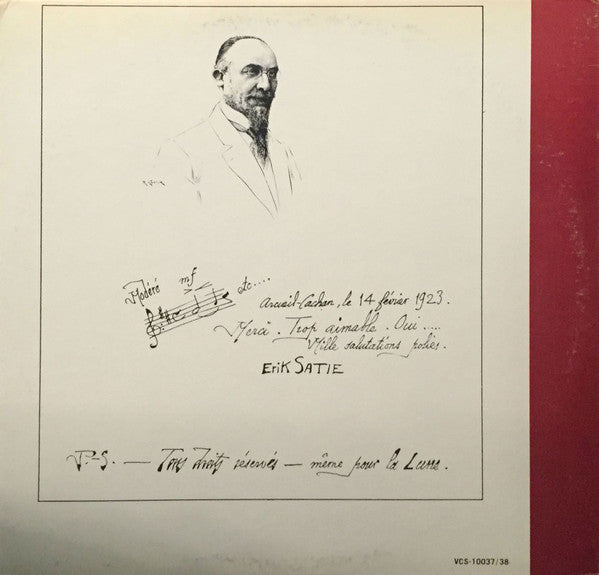 Homage To Erik Satie Original Works For Orchestra And Orchestrations By Friends