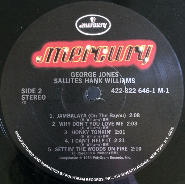 George Jones Salutes Hank Williams