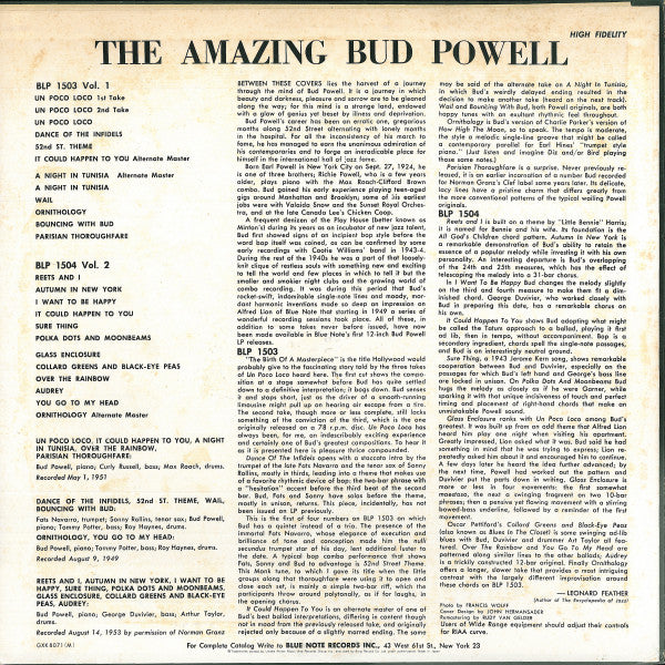 The Amazing Bud Powell, Volume 1