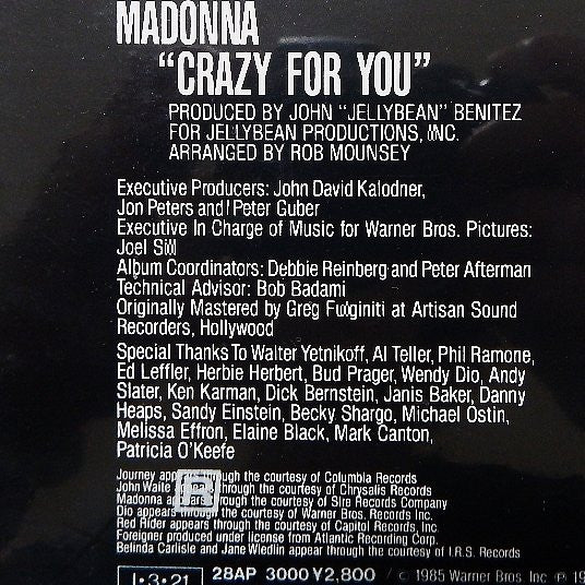 Vision Quest (Original Motion Picture Sound Track)