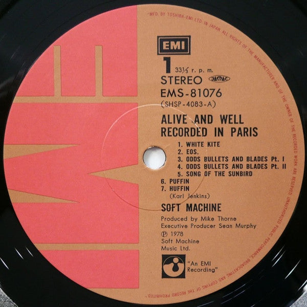 Alive And Well Recorded In Paris