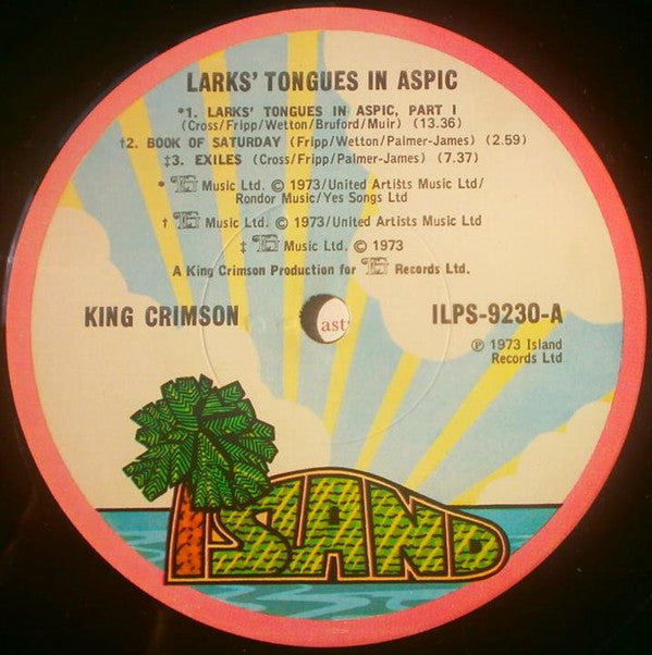 Larks' Tongues In Aspic