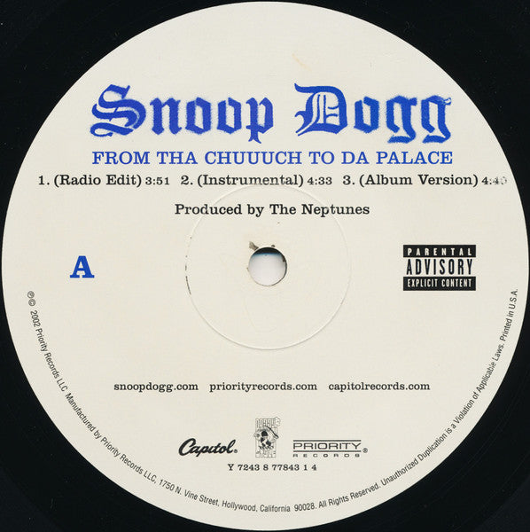 From Tha Chuuuch To Da Palace