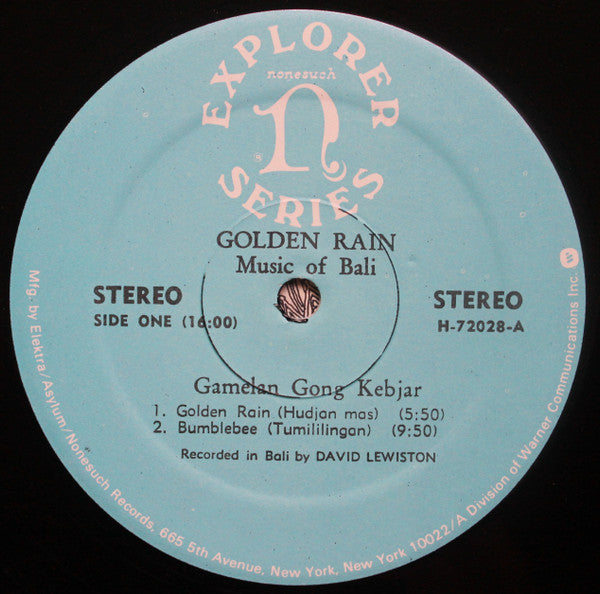 Golden Rain (Balinese Gamelan Music / Ketjak: The Ramayana Monkey Chant)