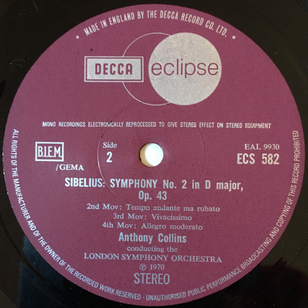 Symphony No. 2 In D Major - Pohjola's Daughter