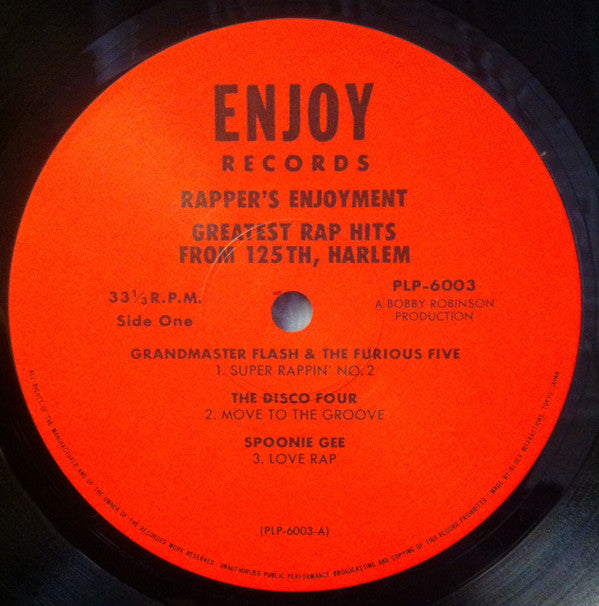 Rapper's Enjoyment - Greatest Rap Hits From 125th, Harlem