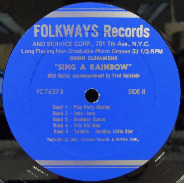 Sing A Rainbow And Other Children's Songs