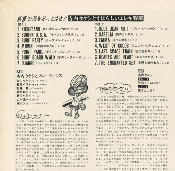 真夏の海をぶっとばせ!! 寺内タケシとすばらしいエレキ野郎