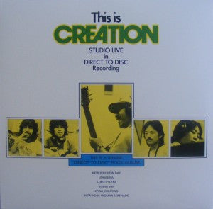 This Is Creation Studio Live in Direct to Disc Recording