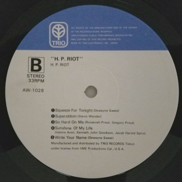 H. P. Riot