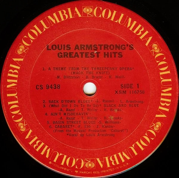 Master Release: Louis Armstrong's Greatest Hits by Louis Armstrong