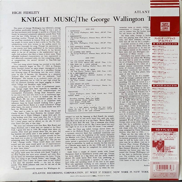 Knight Music: George Wallington Plays 5 Originals And 6 Standards