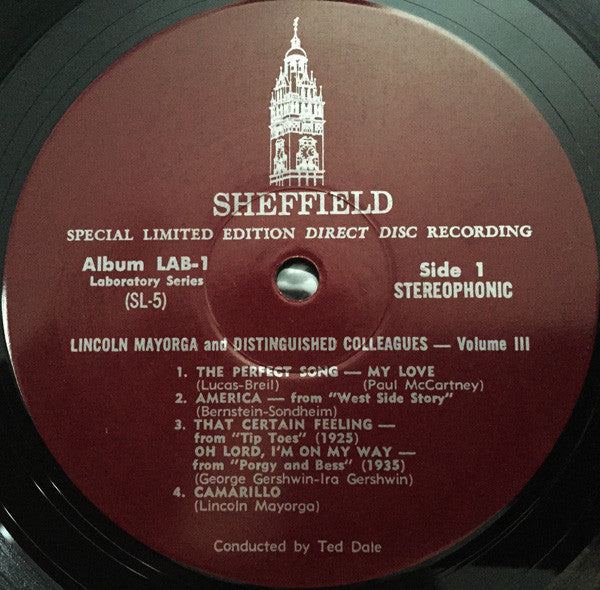 Lincoln Mayorga & Distinguished Colleagues - Volume III