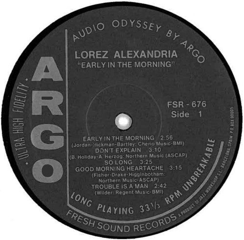 Early In The Morning