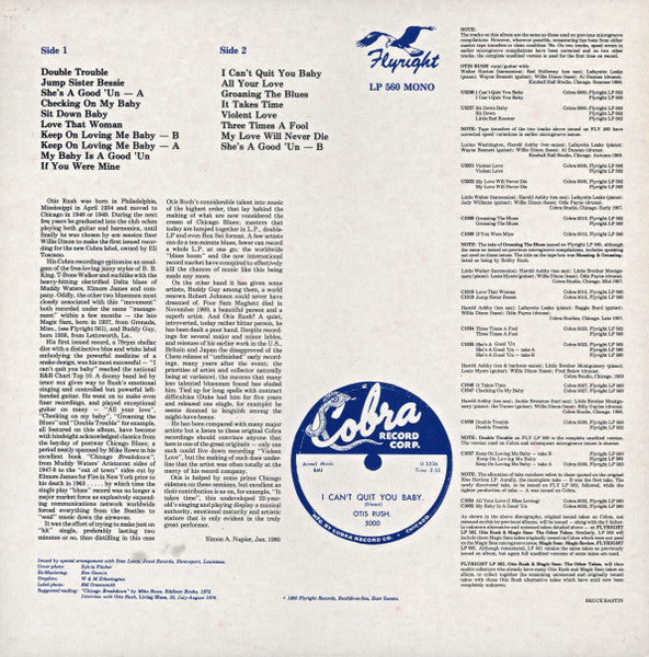 Groaning The Blues: Original Cobra Recordings 1956-58