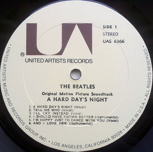 A Hard Day's Night (Original Motion Picture Sound Track)