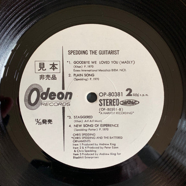 Spedding The Guitarist