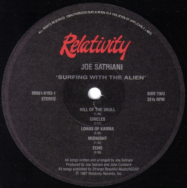 Surfing With The Alien