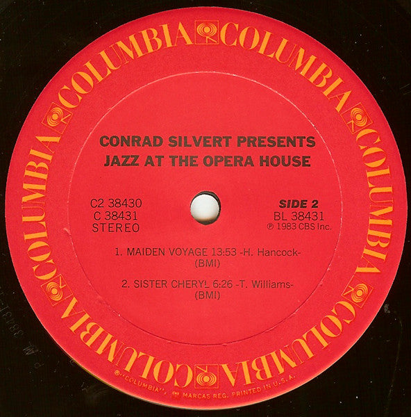 Conrad Silvert Presents Jazz At The Opera House