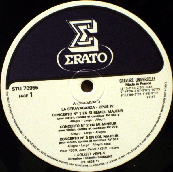La Stravaganza (Enregistrement Integral Des Douze Concertos Op.4)