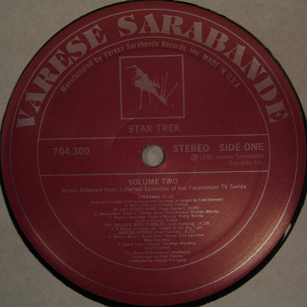 Star Trek - Volume Two (Music Adapted From Selected Episodes Of The Paramount TV Series)