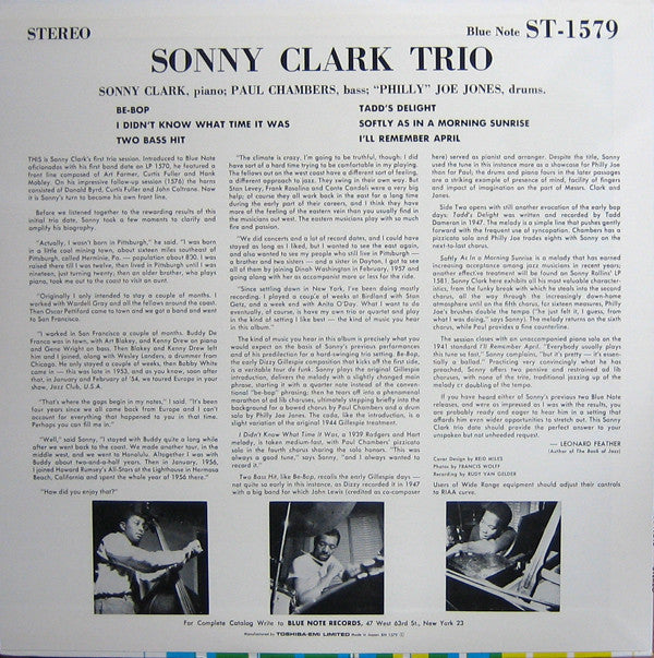 Sonny Clark Trio