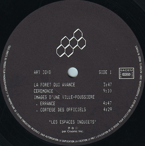 Les Espaces Inquiets