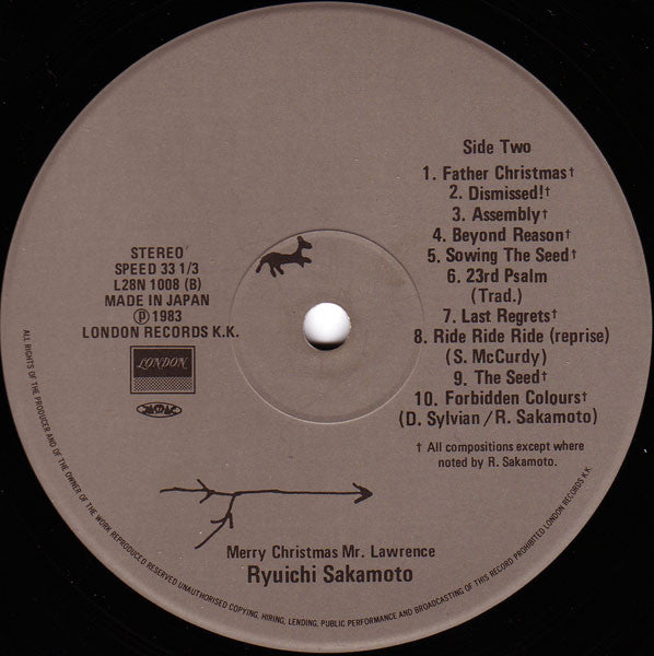 Merry Christmas Mr. Lawrence = 戦場のメリー・クリスマス オリジナルサウンドトラック