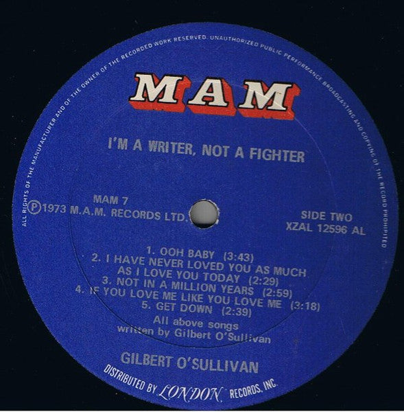 I'm A Writer, Not A Fighter