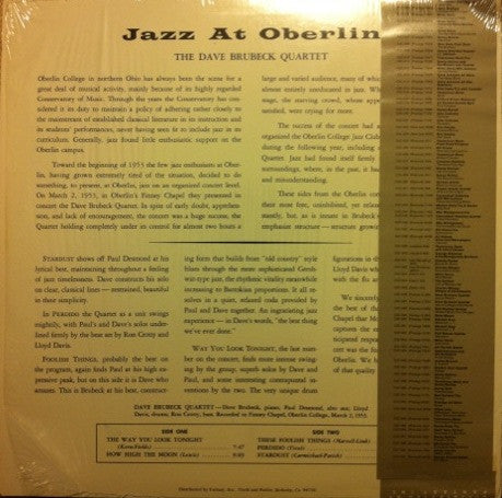 Jazz At Oberlin
