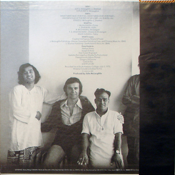 Shakti With John McLaughlin = ウィズ・ジョン・マクラフリン