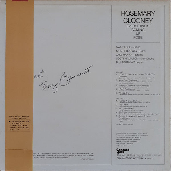 Everything's Coming Up Rosie