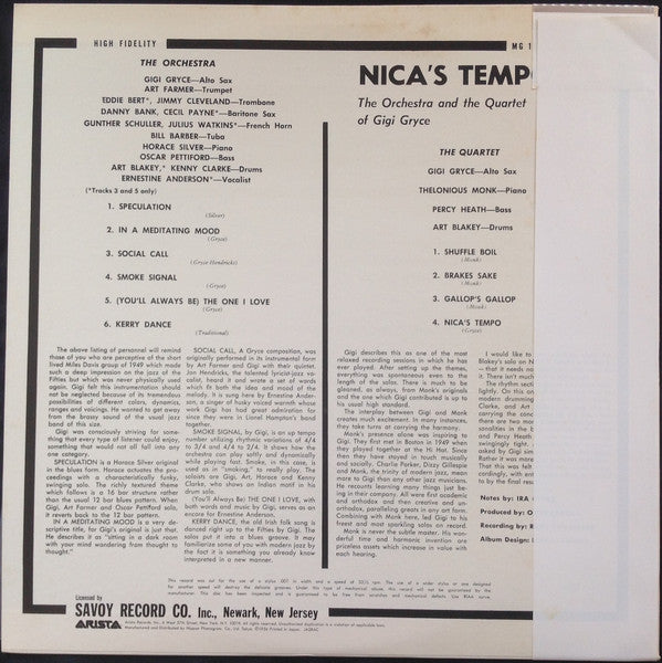 Nica's Tempo