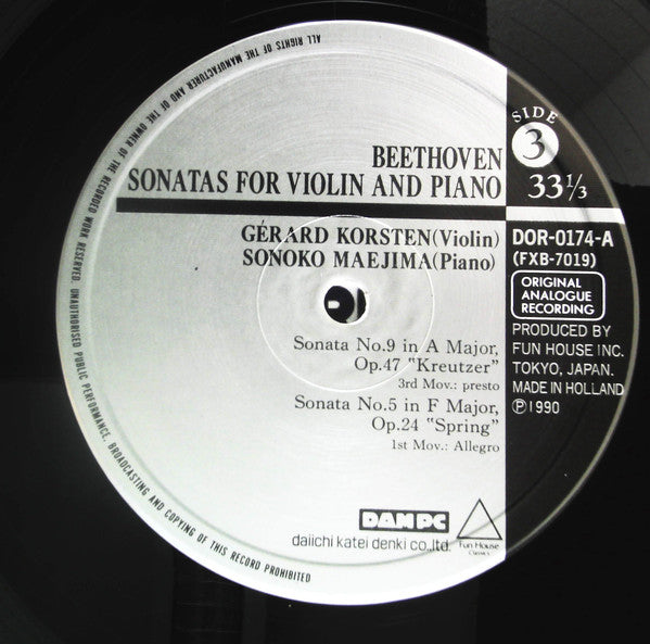 Sonatas for Violin And Piano