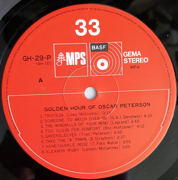 Golden Hour Of Oscar Peterson