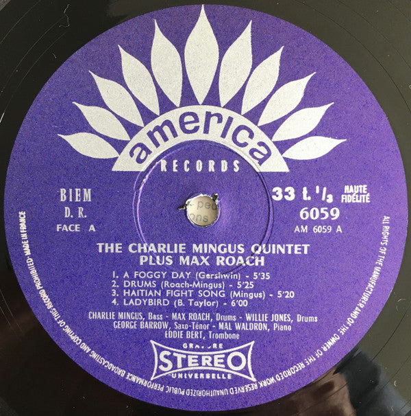The Charles Mingus Quintet + Max Roach