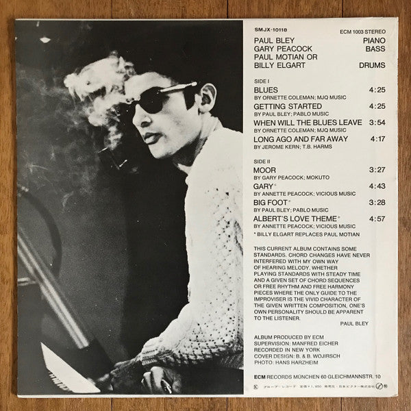 Paul Bley With Gary Peacock