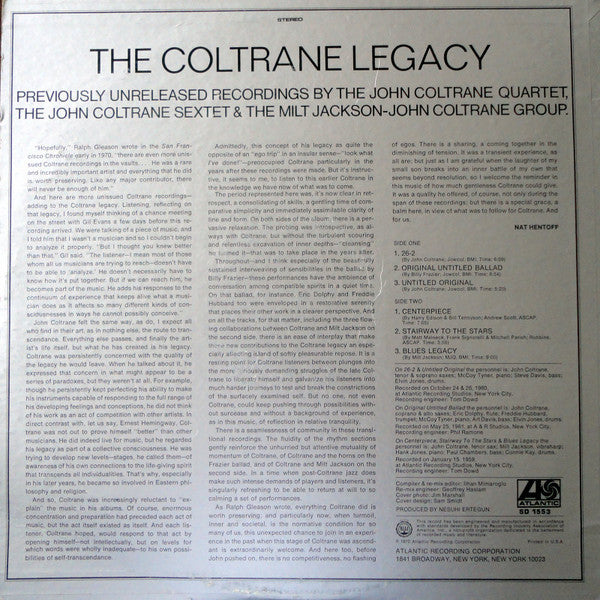 The Coltrane Legacy