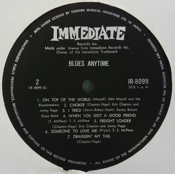 Blues Anytime: An Anthology Of British Blues