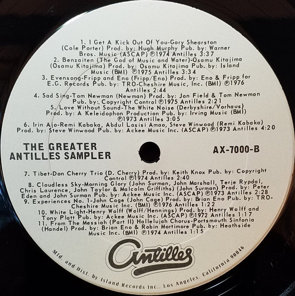 The Greater Antilles Sampler