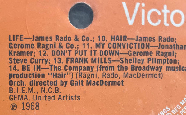 Hair - The American Tribal Love-Rock Musical - The Original Broadway Cast Recording