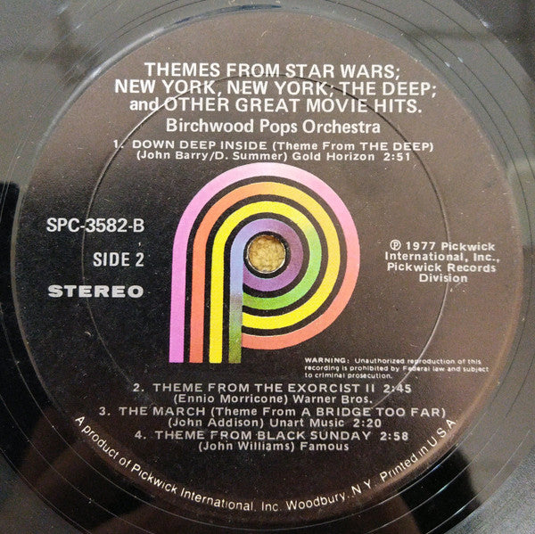 Themes From Star Wars, New York, New York, The Deep & Other Great Movie Hits