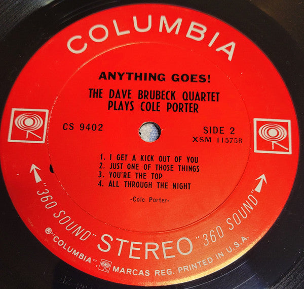 Anything Goes! The Dave Brubeck Quartet Plays Cole Porter