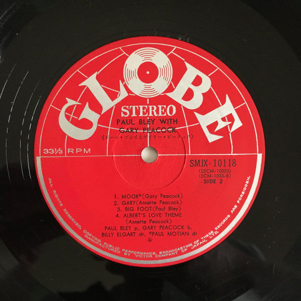 Paul Bley With Gary Peacock