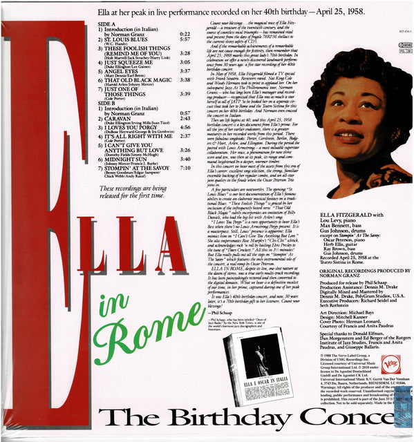 Ella In Rome (The Birthday Concert)