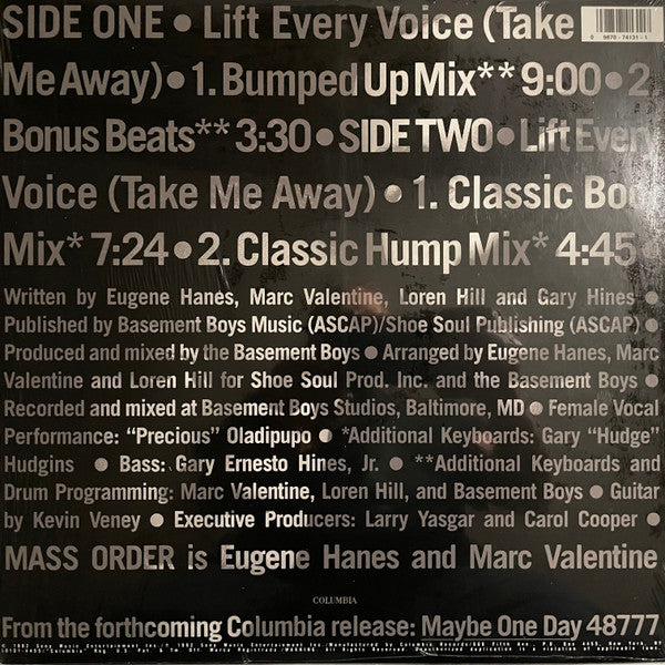 Lift Every Voice (Take Me Away)