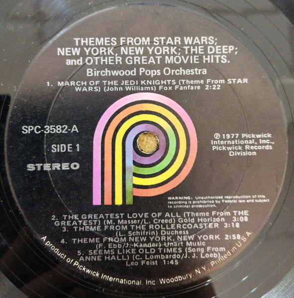 Themes From Star Wars, New York, New York, The Deep & Other Great Movie Hits