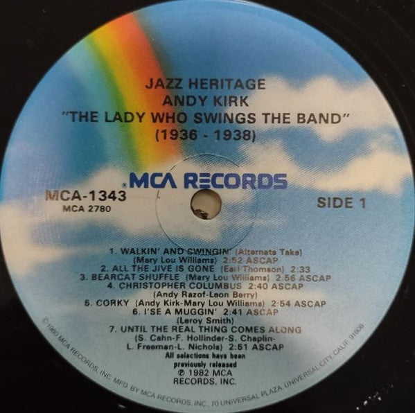 Release: The Lady Who Swings The Band (1936-1938)-Vinyl-US-1982-MCA1343-29600194